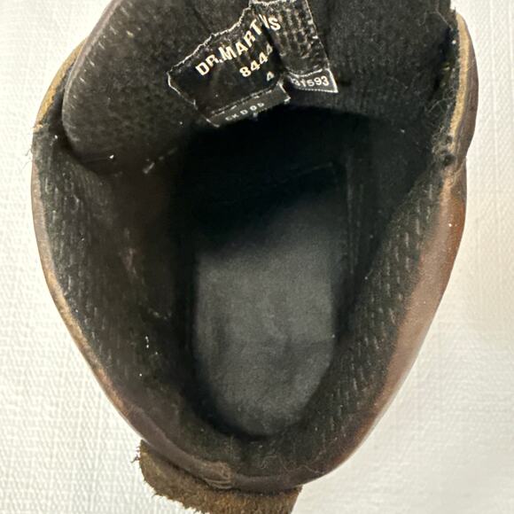Dr Martens Boots Vintage Womens Size 6 US Made in England 4 UK Brown Y2K Grunge - Picture 9 of 15